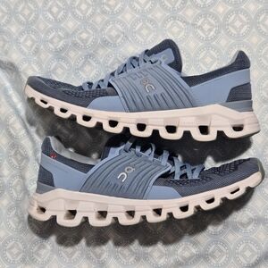 On Running Blue Athletic Shoes